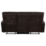 Navarro Reclining Sofa DARK BROWN