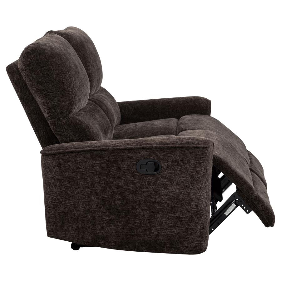 Navarro Reclining Loveseat DARK BROWN