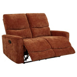 Navarro Reclining Loveseat BURNT ORANGE