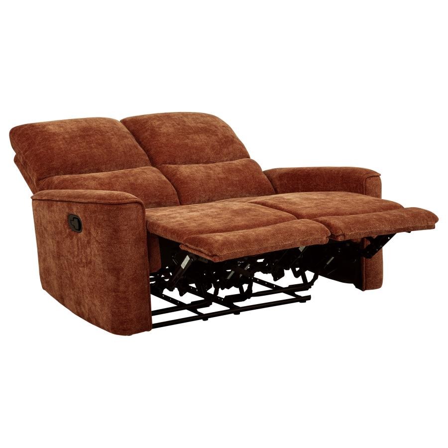 Navarro Reclining Loveseat BURNT ORANGE