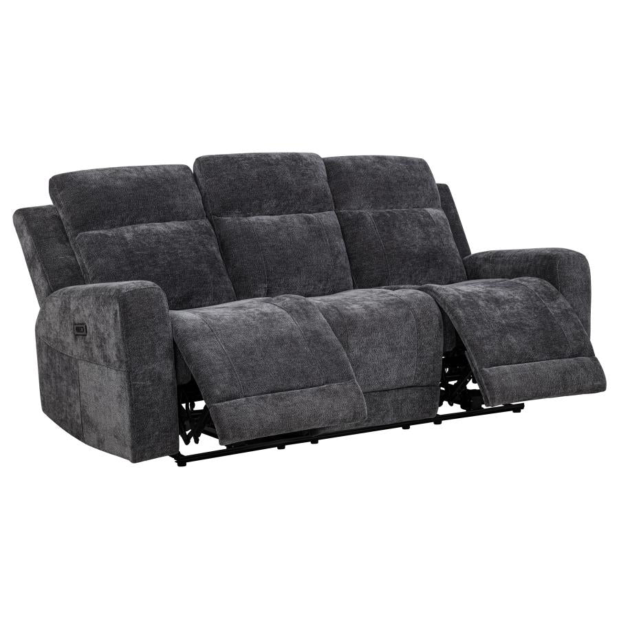 Kennett Power Reclining Sofa DARK GREY