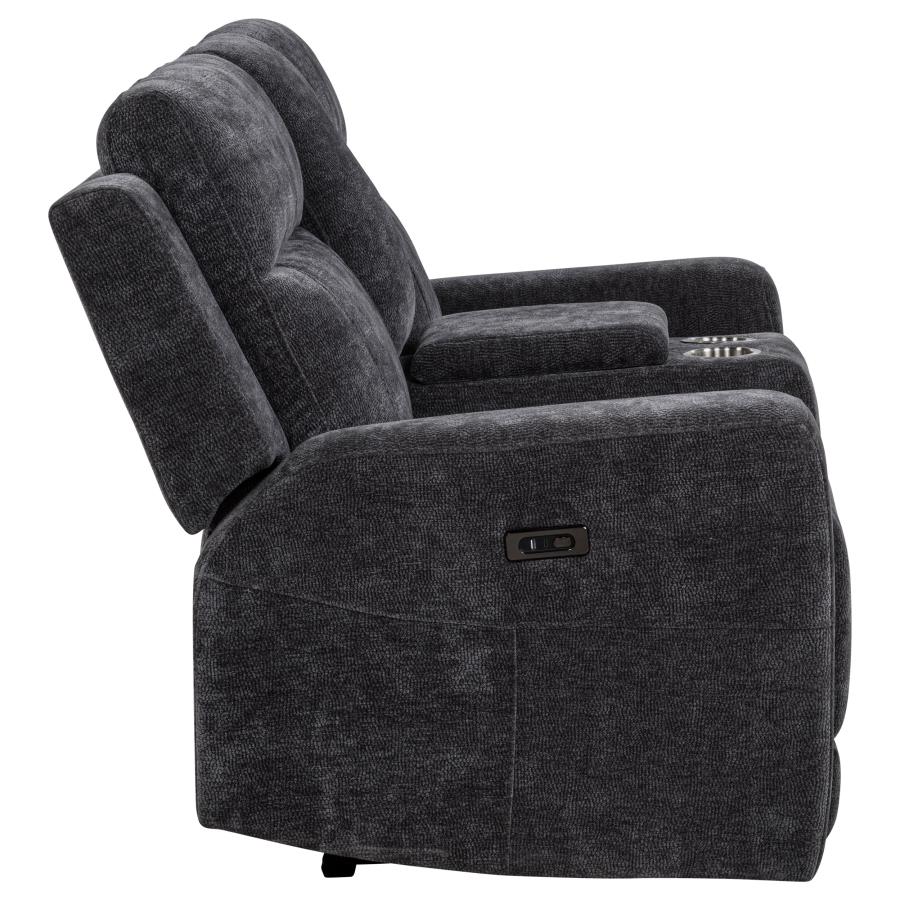Kennett Power Reclining Loveseat GREY
