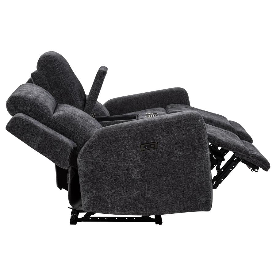 Kennett Power Reclining Loveseat GREY