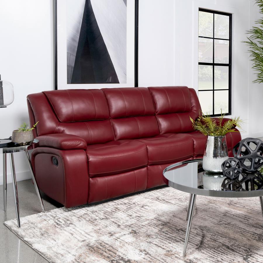 Camilla Reclining Sofa RED