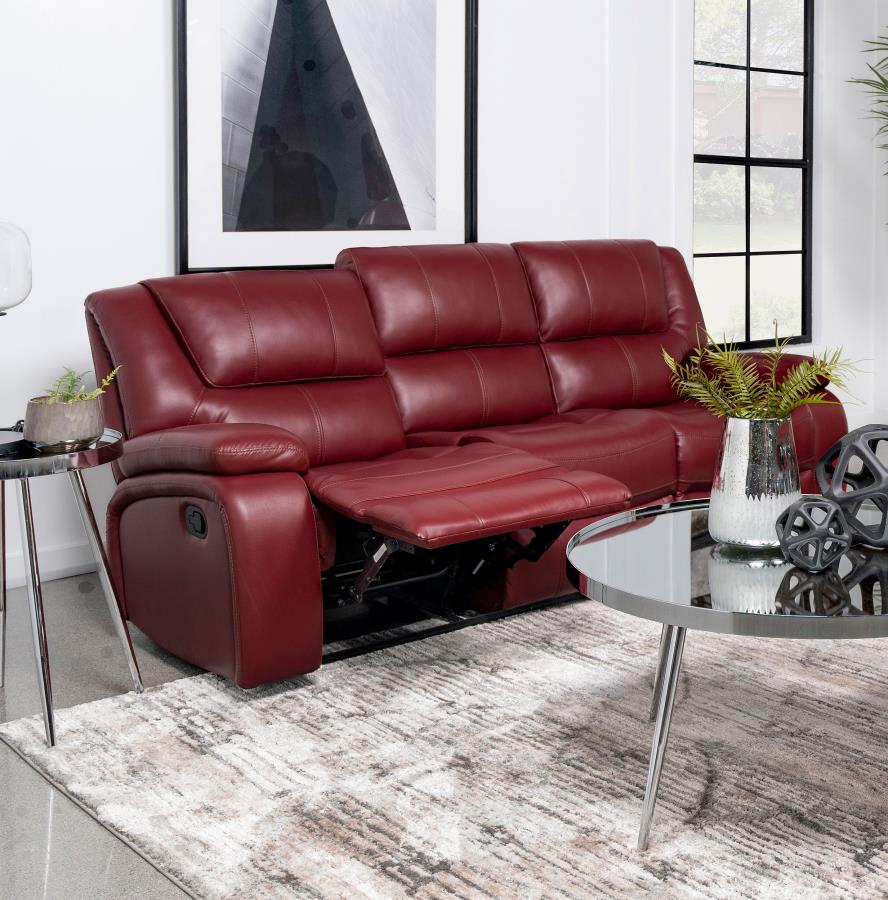 Camilla Reclining Sofa RED