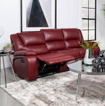 Camilla Reclining Sofa RED