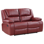 Camilla Reclining Loveseat RED