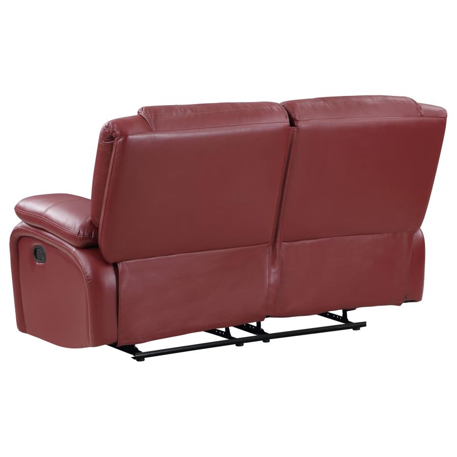 Camilla Reclining Loveseat RED