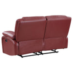 Camilla Reclining Loveseat RED