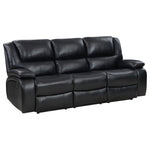 Camila Reclining Sofa BLACK
