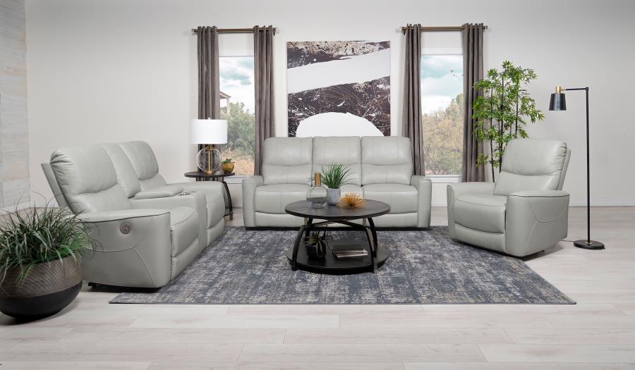 Greenfield Power Reclining Sofa DOVE GREY