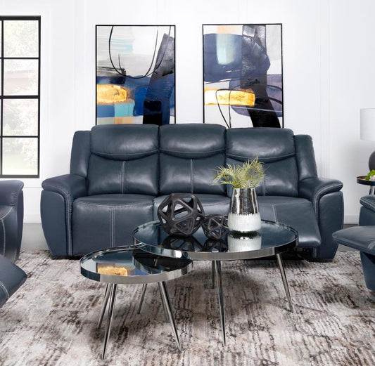 Sloane Reclining Sofa BLUE