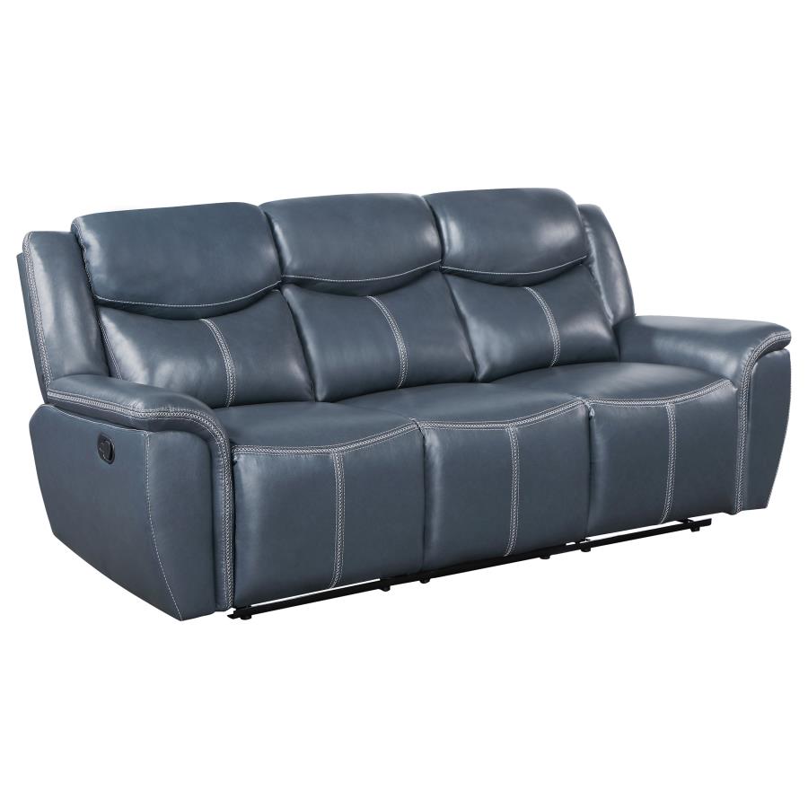 Sloane Reclining Sofa BLUE