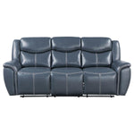 Sloane Reclining Sofa BLUE
