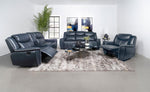 Sloane Reclining Sofa BLUE