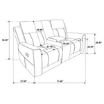 Brentwood Reclining Loveseat TAUPE