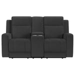Brentwood Reclining Loveseat DARK CHARCOAL