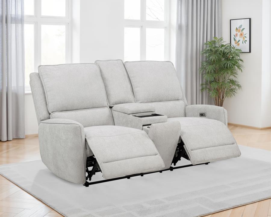 Sylmar Power Reclining Loveseat DOVE GREY