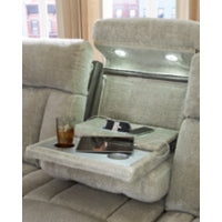 WhipLash PWR REC Sofa with ADJ Headrest SISAL