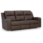 Lavenhorne REC Sofa w/Drop Down Table UMBER