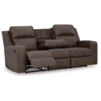Lavenhorne REC Sofa w/Drop Down Table UMBER