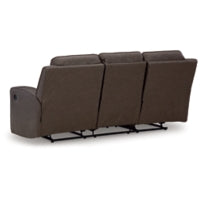 Lavenhorne REC Sofa w/Drop Down Table UMBER