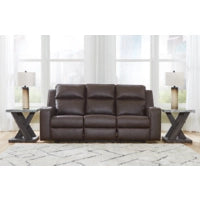 Lavenhorne REC Sofa w/Drop Down Table UMBER