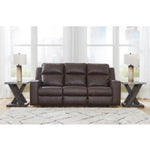 Lavenhorne REC Sofa w/Drop Down Table UMBER