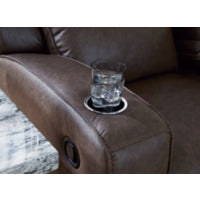 Lavenhorne REC Sofa w/Drop Down Table UMBER