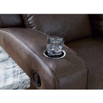 Lavenhorne REC Sofa w/Drop Down Table UMBER