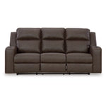 Lavenhorne REC Sofa w/Drop Down Table UMBER