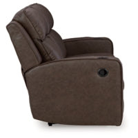 Lavenhorne REC Sofa w/Drop Down Table UMBER