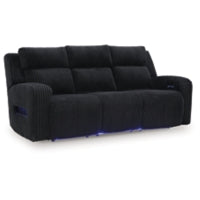 Forest Lake PWR REC Sofa with ADJ Headrest BLACK