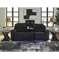 Forest Lake PWR REC Sofa with ADJ Headrest BLACK