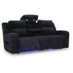 Forest Lake PWR REC Sofa with ADJ Headrest BLACK