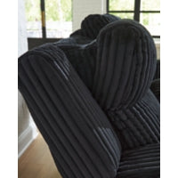 Forest Lake PWR REC Sofa with ADJ Headrest BLACK