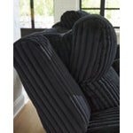Forest Lake PWR REC Sofa with ADJ Headrest BLACK