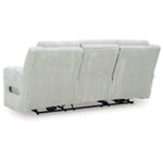 Forest Lake PWR REC Sofa with ADJ Headrest ALLOY