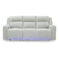 Forest Lake PWR REC Sofa with ADJ Headrest ALLOY