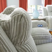 Forest Lake PWR REC Sofa with ADJ Headrest ALLOY