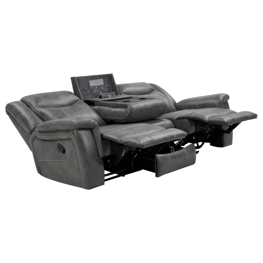 Conrad Reclining Sofa GREY