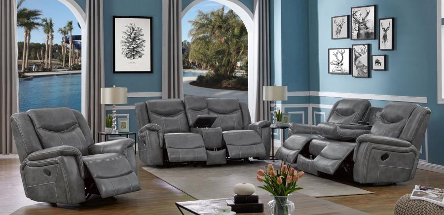Conrad Reclining Sofa GREY