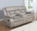 Greer Reclining Loveseat TAUPE