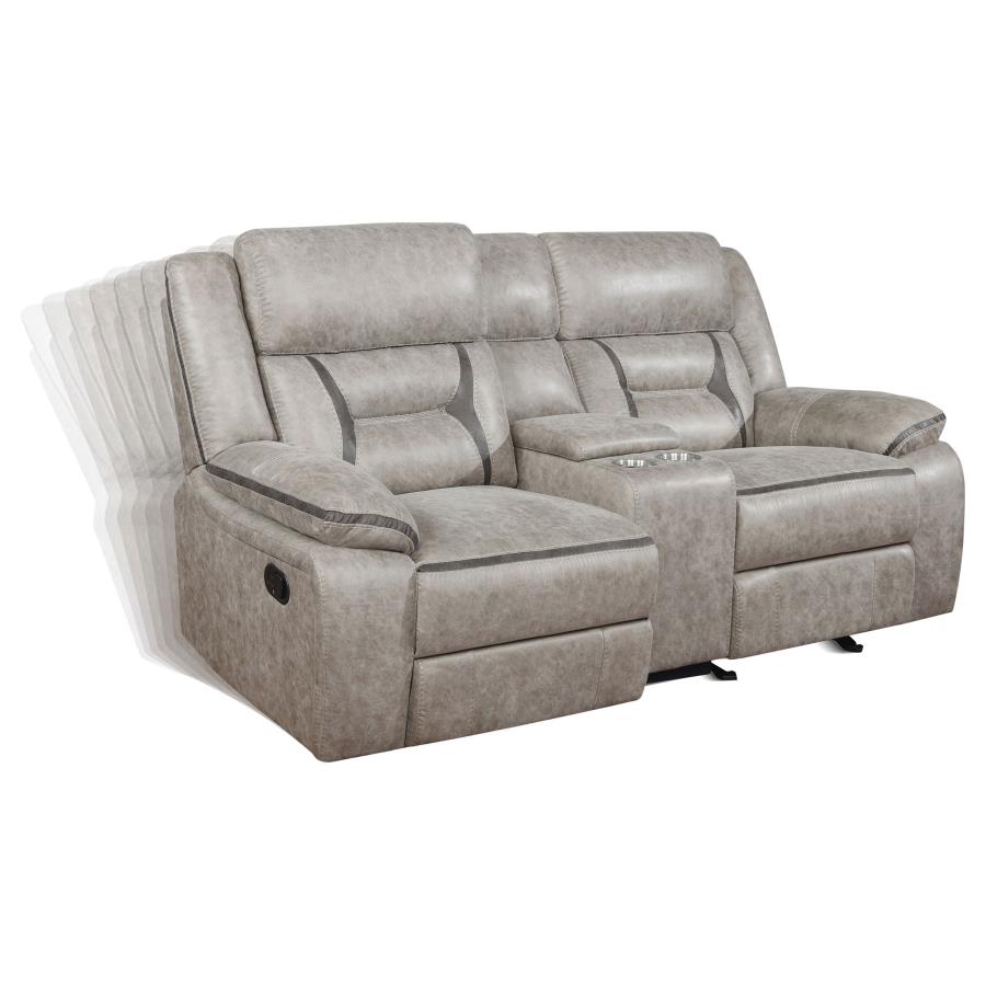 Greer Reclining Loveseat TAUPE