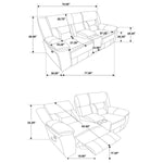 Greer Reclining Loveseat TAUPE