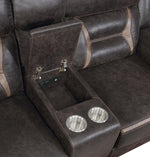 Greer Reclining Loveseat BROWN
