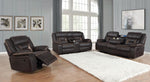 Greer Reclining Loveseat BROWN