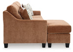 Amity Bay Sofa Chaise Queen Sleeper CLAY