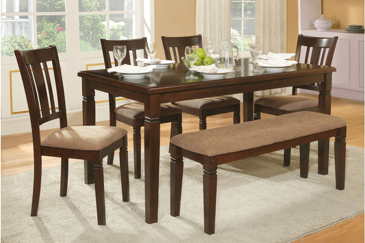 Devlin 6pcs Dinette Set EXPRESSO