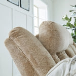 Tip-Off PWR REC Sofa with ADJ Headrest WHEAT